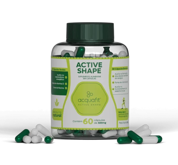 Active Shape Acquafit - 60 Capsulas - Promoção